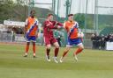 Alfie Payne (right) has signed for St Albans City from Braintree Town. Picture: JON WEAVER