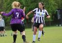 Cally Salter got a hat-trick for Colney Heath ladies. Picture: DONNA NG/@DNMED_IA