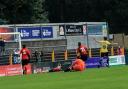 Francesca Grazioli puts St Albans City in front against Biggleswade United. Picture: JIM STANDEN