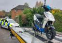 The bike was abandoned between Bedwell Close and Pondcroft.