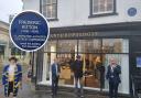 Blue Plaques St Albans (BPSA) erected the latest plaque last week, which is dedicated to Frederick Kitton (1856-1904).