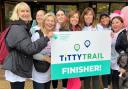 Some of the walkers who took part in the Titty Trail