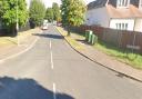 A bogus parking restrictions sign has been put up in a street in Park Street