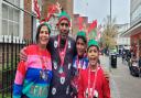 Participants in a previous Rudolph Run for Rennie Grove Peace