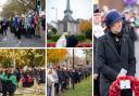 We picked out some of the most powerful pictures from the memorial events in St Albans and Harpenden.