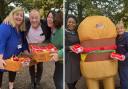 Around 400 delicious burgers were served up by volunteers from the Rapid Relief Team (RRT) charity to the hospital's nurses, doctors and support staff.