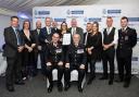 Team of the Year Award: Sitting front Chief Constable Charlie Hall and Deputy Chief Constable Bill Jephson with members of the Hostage and Crisis Negotiator Cadre.