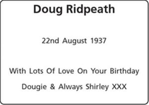 Doug Ridpeath