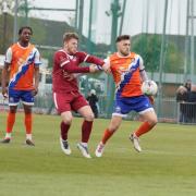 Alfie Payne (right) has signed for St Albans City from Braintree Town. Picture: JON WEAVER