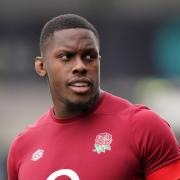 Maro Itoje in training with England