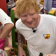 Live: Ed Sheeran visiting Hertfordshire