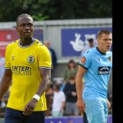 Ken Charles scored for St Albans City against Worthing. Picture: JIM STANDEN