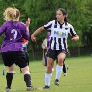 Cally Salter got a hat-trick for Colney Heath ladies. Picture: DONNA NG/@DNMED_IA