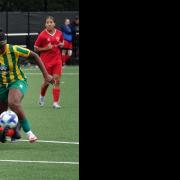 Sophia Amanor got a hat-trick as Harpenden beat Newmarket. Picture: HTFC