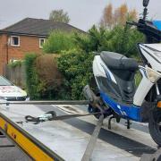 The bike was abandoned between Bedwell Close and Pondcroft.