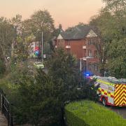 Lemsford Road has been closed by St Albans police after an 