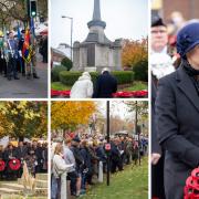 We picked out some of the most powerful pictures from the memorial events in St Albans and Harpenden.