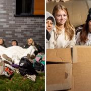 At Oaklands College, hundreds swapped sheets for sleeping bags, raising awareness and essential funds for five Hertfordshire homeless charities.