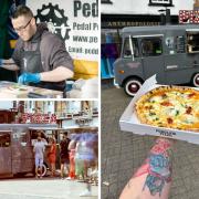 Adam Atkins of Peddling Pizza is celebrating eight years of success on St Albans Market.