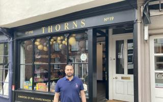 Jonny opened the store with his business partner Maurizio.