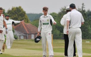 Adam Pritchard was among the wickets as Redbourn clinched promotion. Picture: DANNY LOO PHOTOGRAPHY