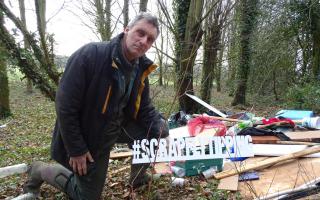 Fly-tippers are targeting the farm 