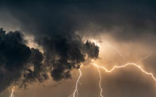 Thunderstorms are possible in Hertfordshire this week.