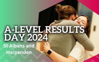 Look back on this year's A-level results in pictures.