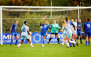 Action from Harpenden's victory in Norfolk